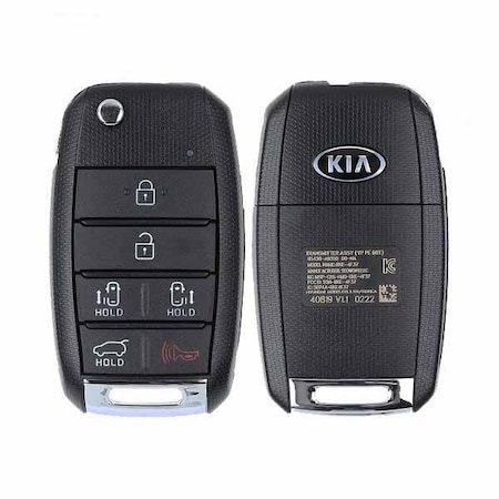 Oem OEM: NEW: 2019 KIA SEDONA 6 BUTTON FLIP KEY  TQ8-RKE-4F37 (YP PE 6BT) PN:  95430-A9350 RFK-KIA-9350